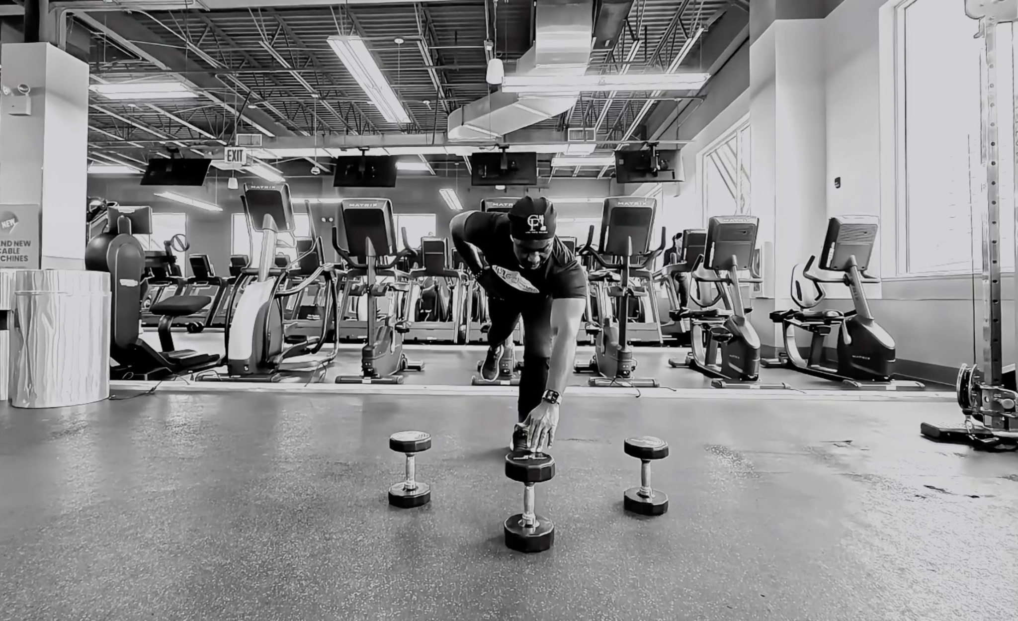 Nickolas Thomas demonstrating an integrated movement